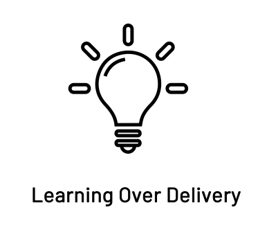 learning over delivery