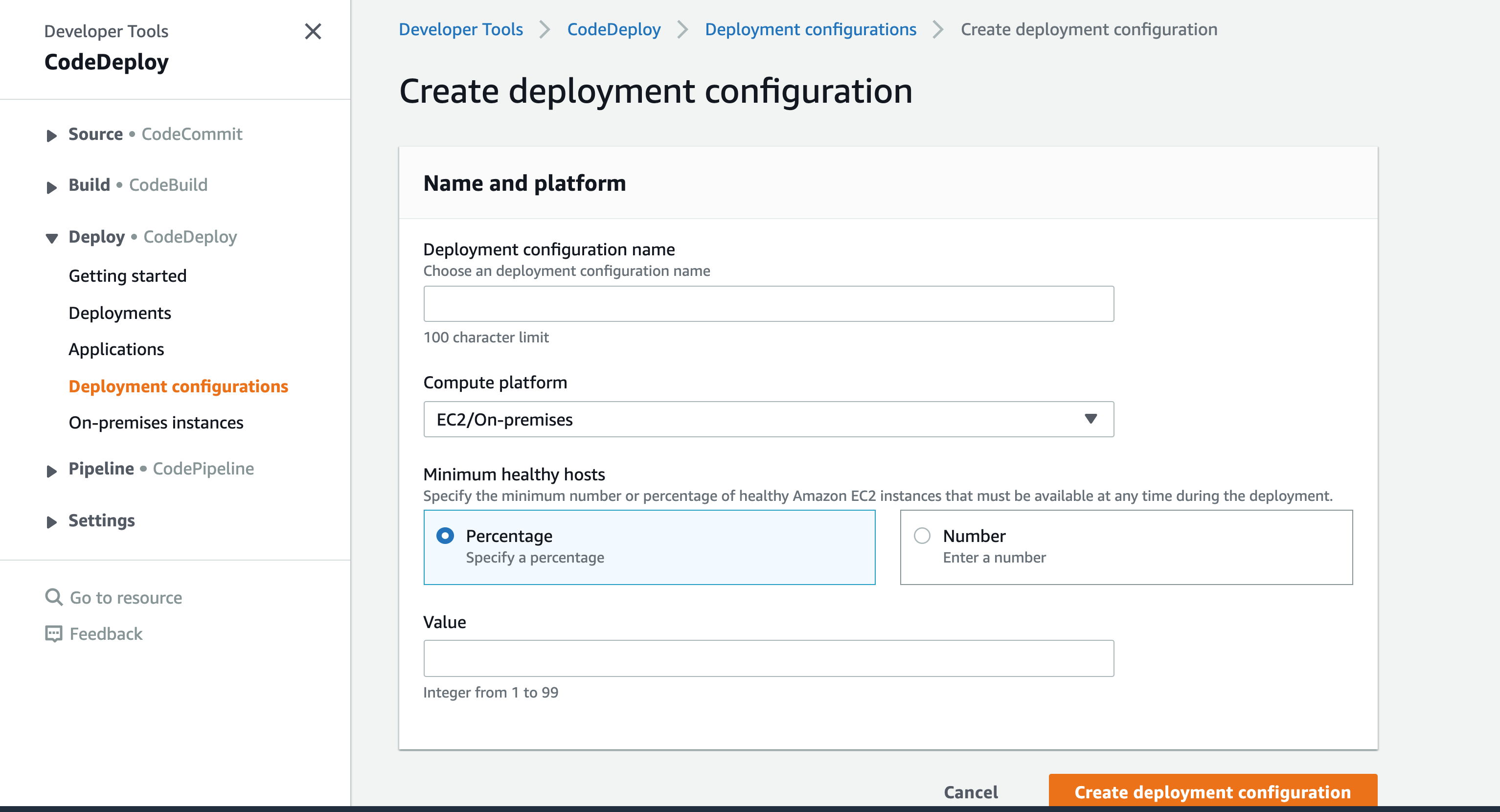 CodeDeploy Configuration