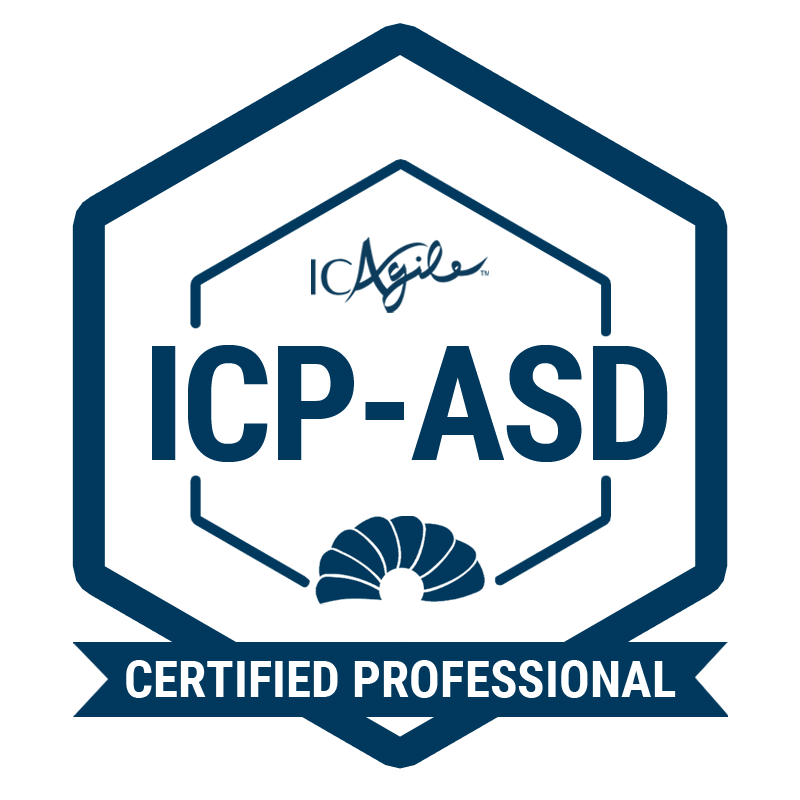 ICAgile Certified Professional in Agile Software Design