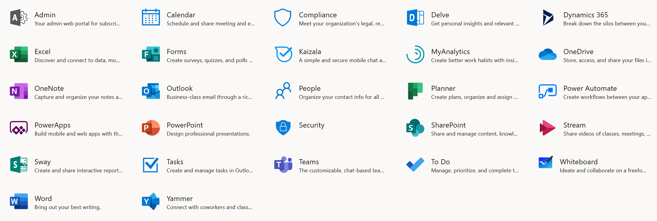 Office 365 Applications