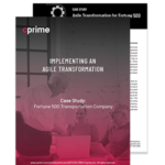 Agile Transformation for Fortune 500 Transportation Company