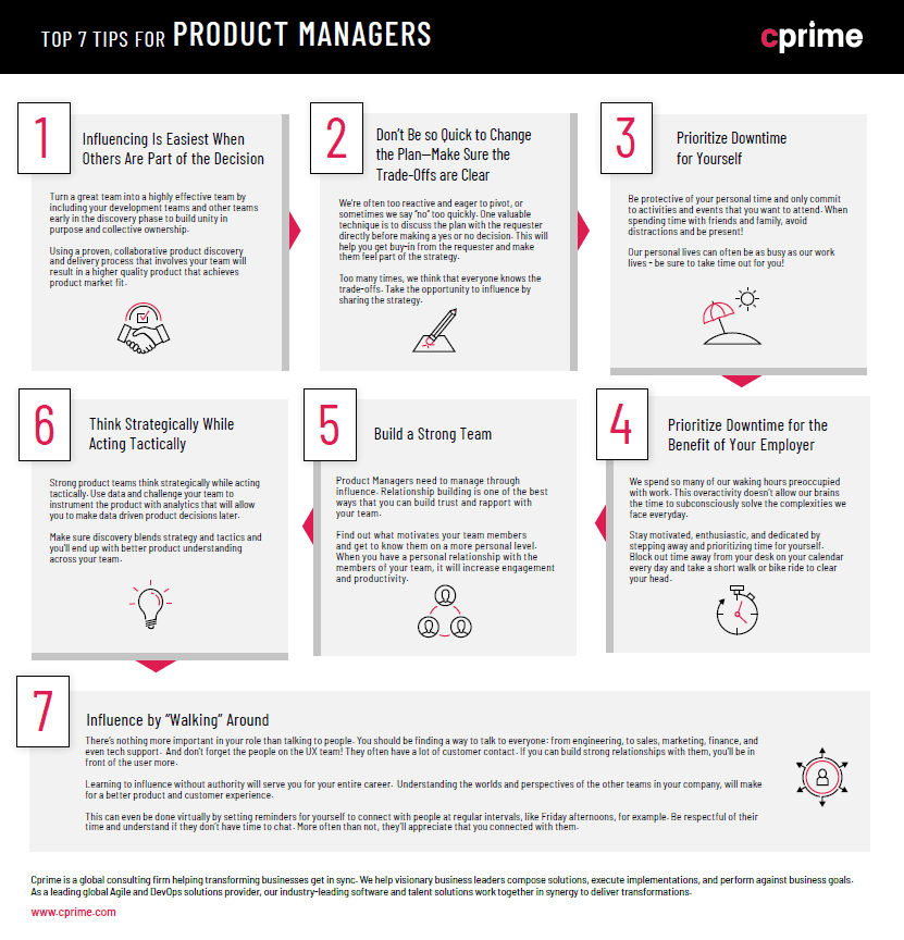 Top 7 Tips for Product Managers