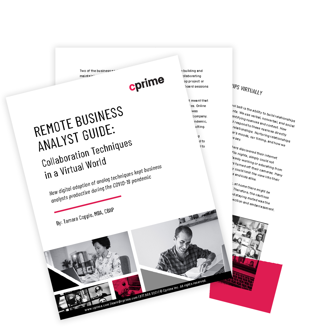 Remote Business Analyst Guide: Collaboration Techniques in a Virtual World